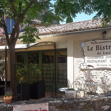 Auberge Le Bistrot De Lussan Lussan  Екстериор снимка